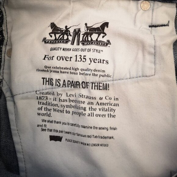 COPY - Levi's Men's 508 Size 36/32 Straight Leg Medium Wash Blue Jeans - Picture 5 of 15